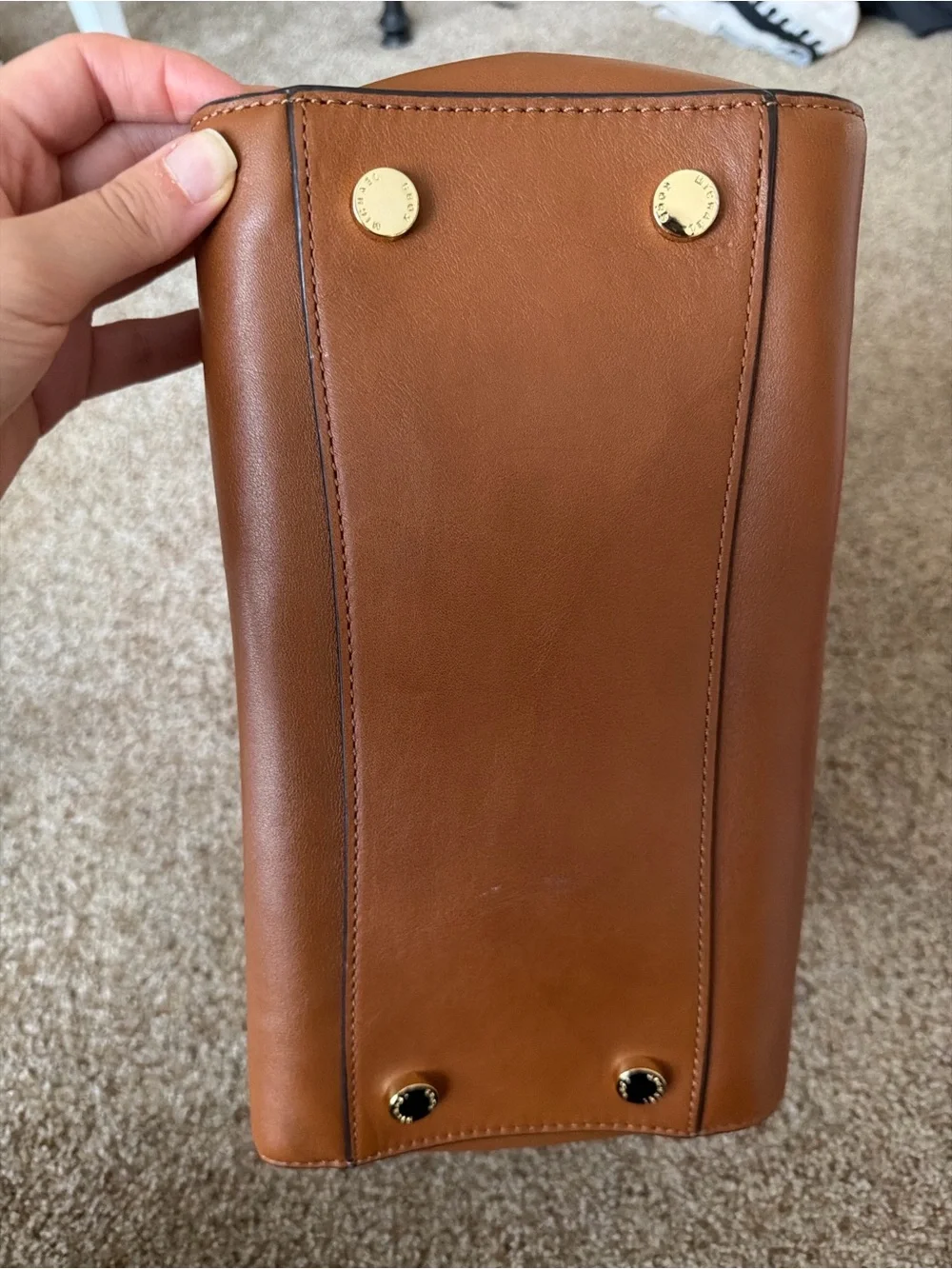 Michael Kors structured leather